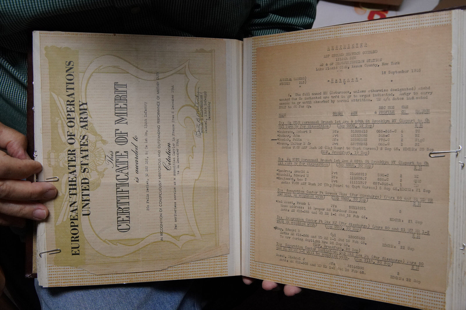 Scrap book found of Felix Bociak life that tells staggering wartime tale of loss, imprisonment